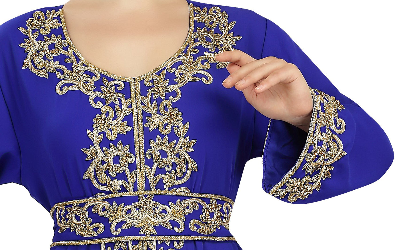 Djellaba Maxi With Zardosi Hand Work - Maxim Creation